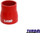 Reduktor drejt silikoni TurboWorks G, 57–76mm, 80mm, i kuq