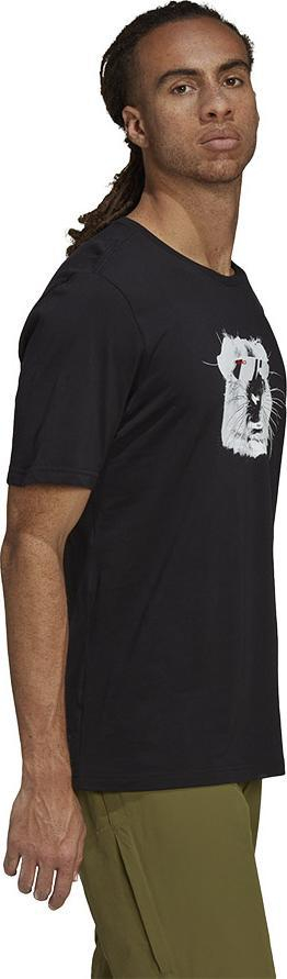 Bluzë burra adidas 5.10 Glory Tee M H46050, pambuk poliester, me mëngë të shkurtra, e zezë