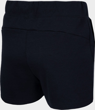 Shorce sportive 4F H4L22 SKDD017, Regular Fit, me bel elastik, blu e errët