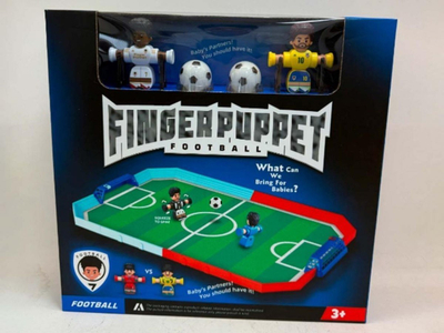 Loja tavoline KER Finger Puppet Football 014251, mini futboll për fëmijë 3+, shumëngjyrëshe