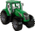 Traktor lodër Leantoys Green Drive, me rimorkio, me mekanizëm fërkimi, i gjelbër