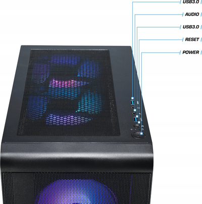 PC gaming Thermaltake Toughline Air 2, Ryzen 7 7700X, RX 6700 XT 12GB, 16GB RAM, 1TB SSD, i zi