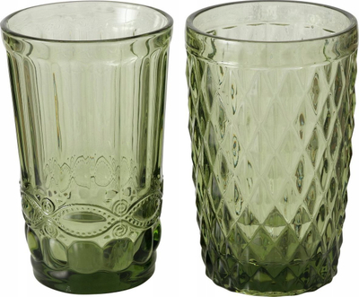 Kupë dekorative Boltze Aurora, 300 ml, xham, jeshile