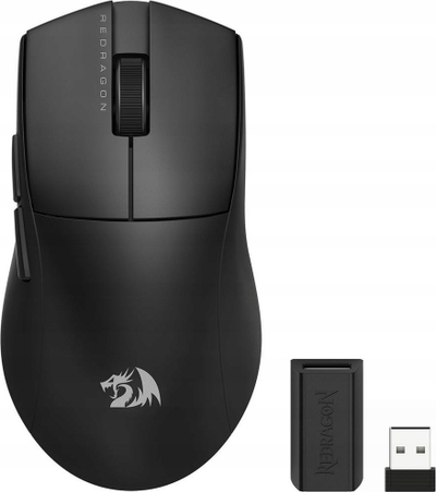 Maus за гејминг Redragon King Pro 4K M916 PRO 4K, 26000 DPI, 4000Hz, со кабел и безжичен, црн