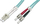 Kabllo fibër optike Digitus Patchcord FOC OM3, LC/ST, 10m