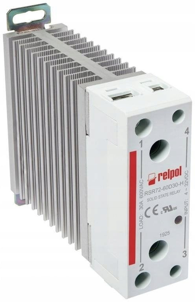 Rele solid state RELPOL RSR72-60D30-H, 30A, 24-660VAC