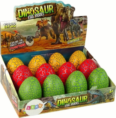 Lodër vezë dinosauri, 8cm, shumëngjyrëshe