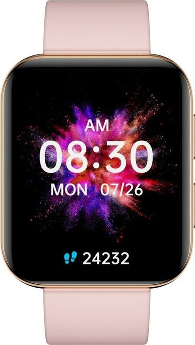 Ora e mençme Garett GRC MAXX, ekran 1.78\" AMOLED, Bluetooth call, rozë