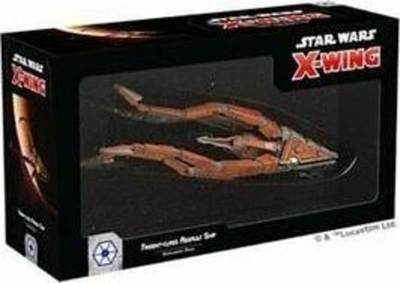 Figurë loje Atomic Games X-Wing 2nd ed Trident Class Assault Ship, e portokalltë