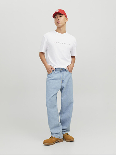 Maicë për Meshkuj Jack & Jones, L, e bardhë