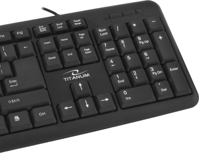 Esperanza Titanum TK-101 USB тастатура, црна