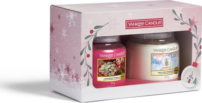 Set qirinj Yankee Candle Snow Globe Wonderland, 2x411g, aromë festive, shumëngjyrësh