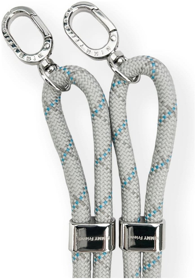 Set aksesorësh telefoni Nimmy Cool&amp;Cute 2.0, rrip crossbody dhe rrip dore, gri