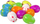 Set lodrash antistres pa markë Easter Eggs Squishy, 12 copë, shumëngjyrëshe