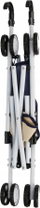 Karrocë për kukulla MEGA CREATIVE Umbrella Metal, e palosshme, navy blue
