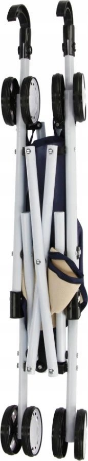 Karrocë për kukulla MEGA CREATIVE Umbrella Metal, e palosshme, navy blue