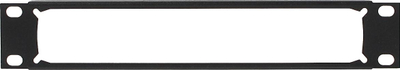 Kornizë montimi A10, për rack standard, metal, e zezë