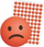 Ngjitëse motivuese LearnHow Sad Face, set 88 copë, me fytyra të trista