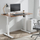 Bazë elektrike tavoline Ergo Office ER-403W, lartësi deri 123cm, kapacitet 70kg, e bardhë