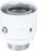 Adapter tubi SpiroFlex SX-TD80/110AAB, 80/110 në 80/125, i bardhë