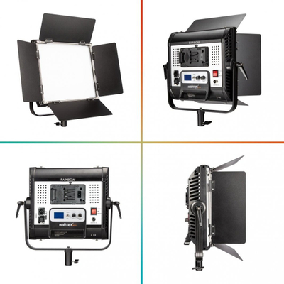 Lampë studio Walimex Pro Rainbow LED RGBWW, 50W, e bardhë