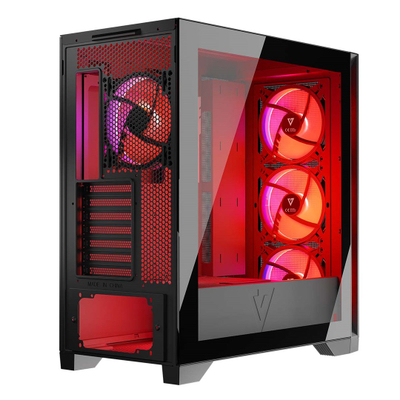Kasa PC MODECOM VOLCANO EXPANSE S APEX ARGB, MIDI Tower, e zezë