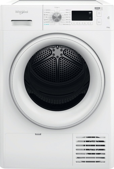 Tharëse rrobash Whirlpool FFT M11 82 EE, me pompë nxehtësie, 8 kg, e bardhë
