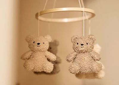 LODER KREVATI Teddy Bear Olive Green/Naturel