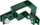 Kapëse qosheje Unimet Corner Mounting Clamp, për profile 60×40mm, e zezë
