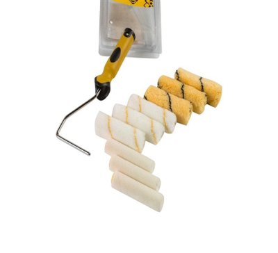 Сет валјаци за фарбање Forte Tools, 9 парчиња, цврста рачка
