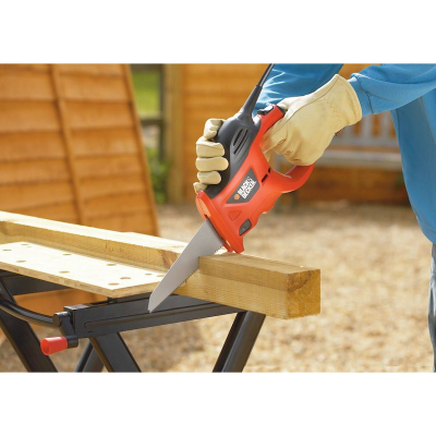 Sharrë reciproke Black&Decker KS880EC, 400W, portokalli