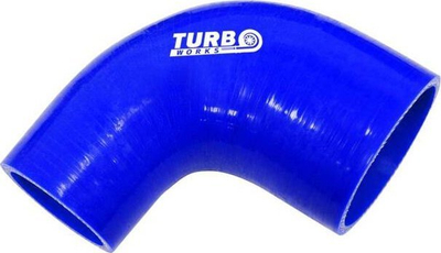 Zorrë silikoni TurboWorks Reduction 90°, 63–102mm, blu