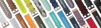 Rrip ore Garmin QuickFit 26 Fabric, 26mm, i zi, kapëse grafit