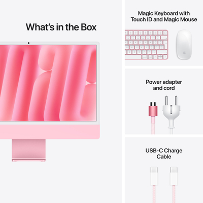 Apple iMac 24", M6 12‑core, 16GB, 512GB SSD, 12‑core GPU, Pink