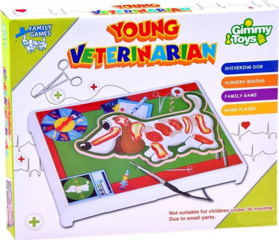 Loja edukative Jokomisiada Young Veterinarian GR0336, me pincë, me drita dhe tinguj, shumëngjyrëshe