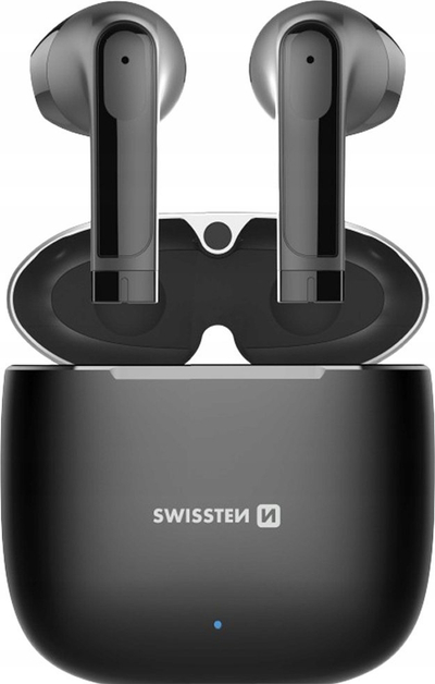 Kufje wireless Swissten Alupods Pro, Bluetooth 5.1, me kuti karikimi, trup alumini