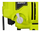 Sharrë orbitale Ryobi ONE+ R18JS0, 18V, pa bateri, jeshile