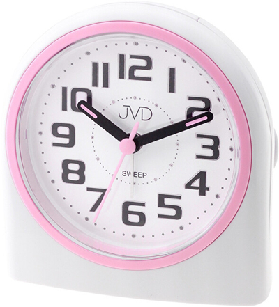 Orë me alarm JVD SRP2837.1, e bardhë/rozë