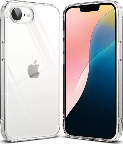 Маска за телефон Ringke Fusion за iPhone 16e, транспарентна, отпорна на паѓања