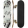 Skateboard Best Sporting Kid, 78.5 x 20.4 cm, kushineta ABEC 3, bardh e zi
