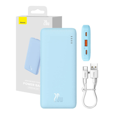 Power bank Baseus PPAP10, 30000mAh, 20W PD, ngjyrë blu