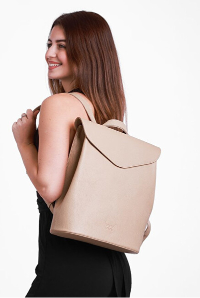 Çantë shpine për femra Vuch Joanna Leather, bezhë