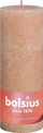 Set qirinj shtylle Bolsius Rustic Pillar Misty Pink, 4 copë, për zbukurim shpie, rozë e zbehtë