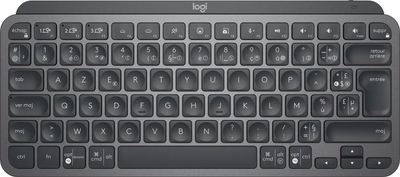Tastierë pa tel Logitech MX Keys Mini Business, kompakte, ndriçim i pasëm, gri grafit