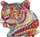 Puzzle druri PuzzleOK Mysterious Tiger 73, format A4, shumëngjyrëshe