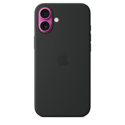 Apple iPhone 16 Plus Silicone Case with MagSafe, Black