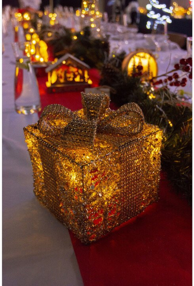 Dhuratë dekoruese Retlux RXL 373, 15 cm, 10 LED, e bardhë e ngrohtë