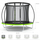 Trampolinë me rrjetë të brendshme Zipro Jump Pro Premium, 252 cm, e zezë