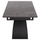 Tavolinë ngrënieje Tegatt 180–260×90×77 Hcm (HM9850.02), zezë
