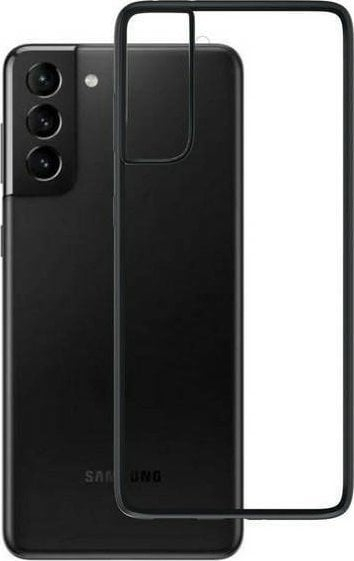 Maskë telefoni 3MK SatinArmor+, Samsung Galaxy A13 A04 A04s, transparente, me kornizë të zezë
